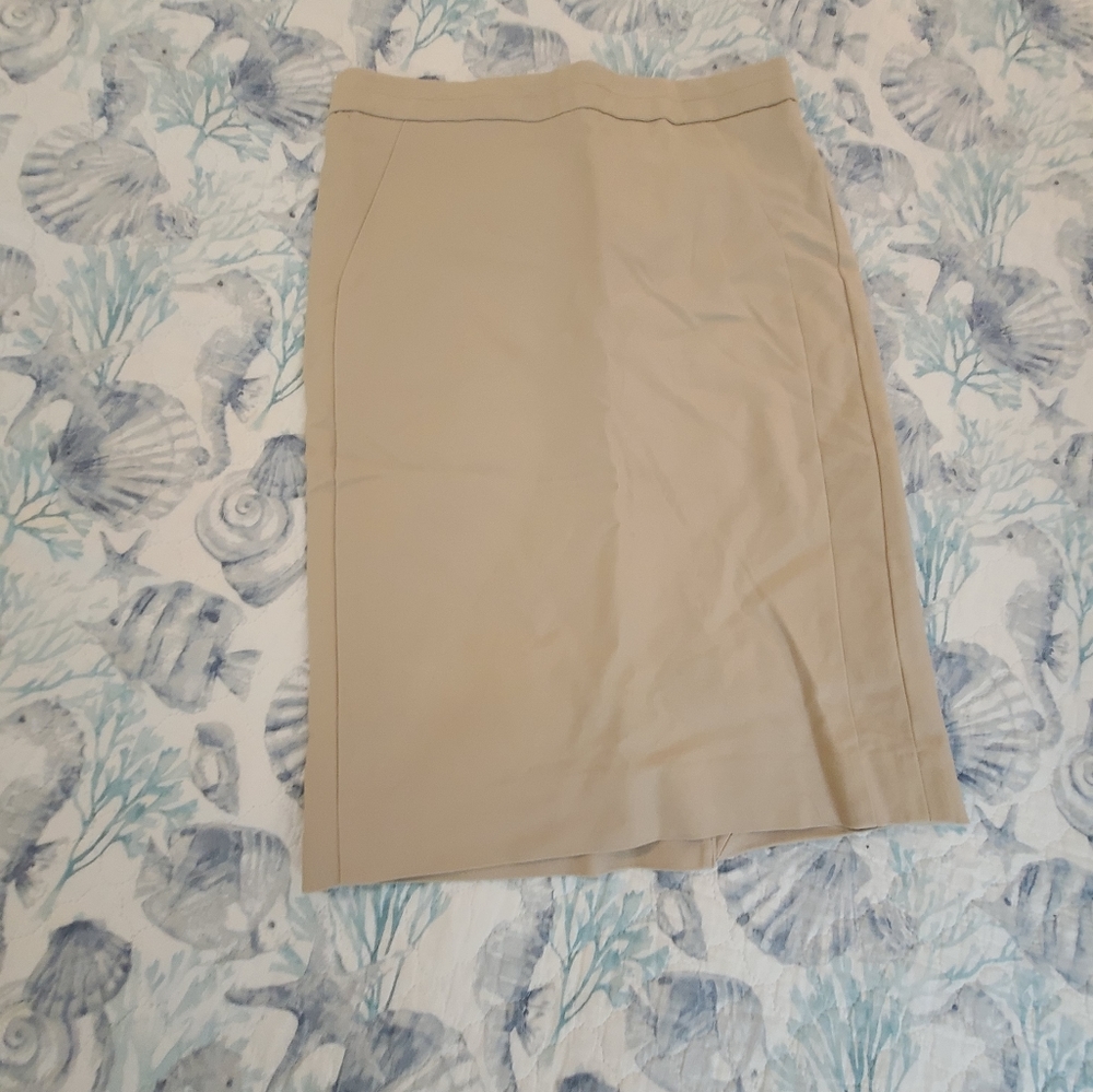The Limited Tan Pencil Skirt Size 0